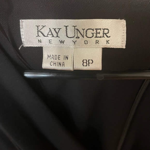 Kate Unger V-Neck Black Sequined Cocktail Dress - Picture 3 of 5